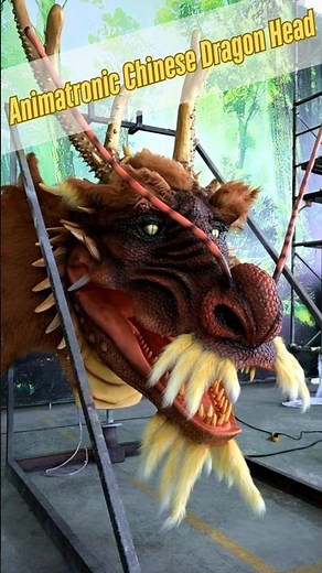 Custom Animatronic Chinese Dragon Head Model