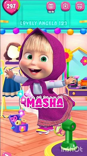 Makeover as Masha #cosplay #mytalkingangela2