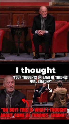 “It was disappointing” Charles Dance on the ending of Game Of Thrones #shortsfeed #gameofthrones