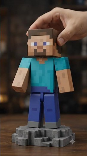 Unboxing The Ultimate Minecraft Steve Figure! 💎⛏️