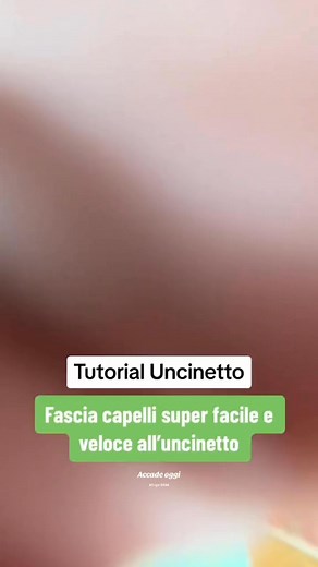 13K views · 80 reactions | Tutorial fascia per capelli all’uncinetto  | Momì's | Facebook