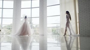 Bride Wears Wedding Dress Morning Stock Footage Video (100% Royalty-free) 33791806 | Shutterstock