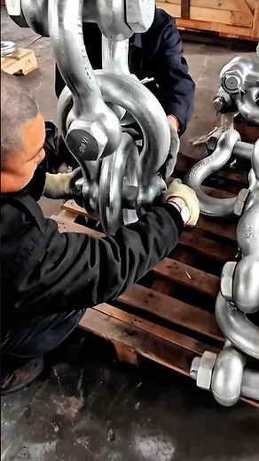 Heavy Duty Chain Assembly Work Tool Using Industrial Shackle #worktool