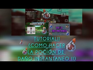 "TUTORIAL de COMO HACER LA POCIÓN DE DAÑO INSTANTANEO II" (rápido y sencillo) [Minecraft Lifeboat]