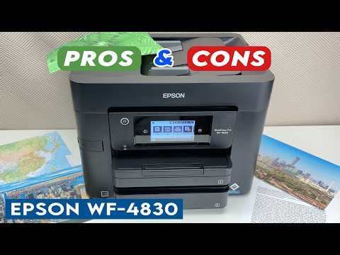 Review of the Epson WF-4830 Printer : Pros & Cons