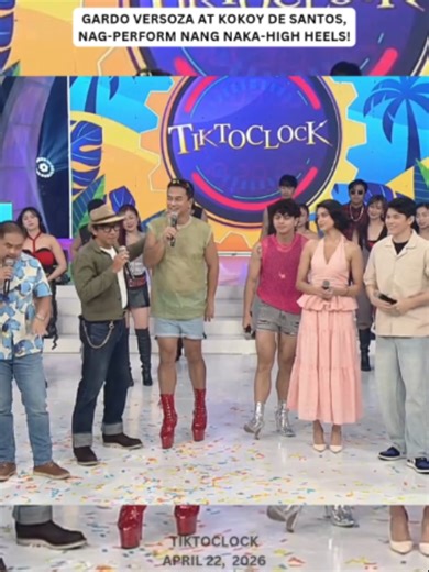 #TiktoClock #Highlights | April 22, 2026: Sa Vegas pa raw galing ang high heels ni Cupcake—este, ni Mr. Gardo Versoza! 🤭 Samantalang kay Faith Da Silva naman ang gamit ni Kokoy de Santos! 😂 Watch #TiktoClock every 11:00 a.m. from Monday to Friday on GMA. Watch the full episodes of your favorite GMA shows on the new GMA Play app. Download now on Google Play and App Store. Also available onGMANetwork.com/GMAPlay and Android TVs!
