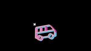 clip-1110035159-bright-shuttle-van-icon-jumping-merrily-retro