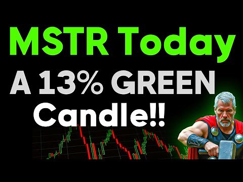 MSTR (MicroStrategy): A 13% green candle and a deep dive mNAV analysis