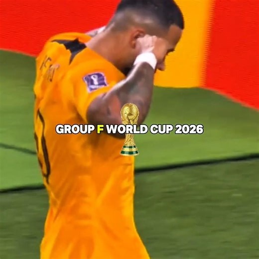 Group F World Cup 2026🔥 #football #worldcup2026 #netherlands #japan #tunisia #sweden