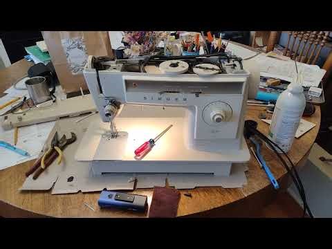 Singer Stylist Model 513 after some repairs