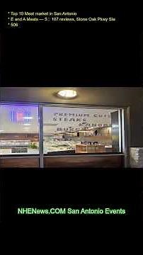 Top 10 Meat market in San Antonioand\r 1. EandA Meats — 5★ (107 reviews), Stone Oak Pkwy Ste 506\r 2.