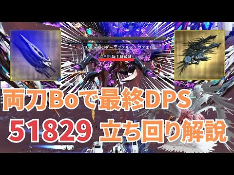 【PSO2:NGS】星蝕の狂流 両刀バウンサーで最終DPS5万↑を出す立ち回り解説