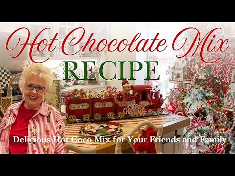 Marie's Famous Homemade Hot Chocolate Mix 🍫❄️ DIY Christmas Cocoa Recipe | Amber Marie & Company!