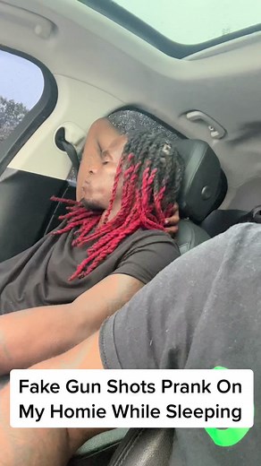 Fake Gun Shot Prank On My Homie While Sleeping In New Orleans😂😂😂 Its War Out Here and you sleeping , this what you get😂😂 all the Blunt flew out his hand #prank #fakegunshotprank #neworleans #comedy #fyp #foryoupage