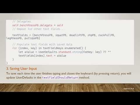 How to Ensure Your UITextField Data is Saved in Swift Apps when closing the app