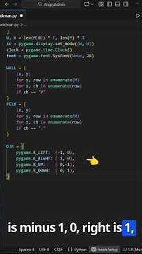 Building Pac-Man in Python (Pygame) — Game Logic Explained | Part 1 #coding #programming #python