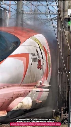 Automatic Train Washing Machine Using 6–10 Bar Water Pressure for High-Speed Rail Cleaning