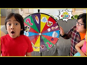 Ryan plays Magic SPIN The MYSTERY WHEEL & DOING WHATEVER IT LANDS ON Challenge - Videos For Kids