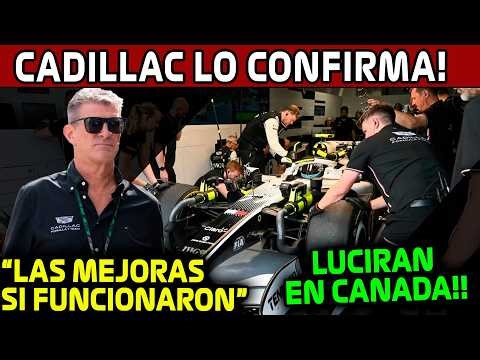 CADILLAC CONFIRMS IT!! "THE CAR UPGRADES DID WORK, WE'LL SEE THE RESULTS AT THE CANADA GP" F1 NEW...