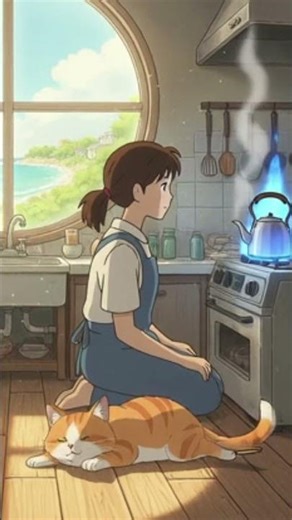 Her lonely Morning and Breakfast | Anime Life #animelife #animecooking #animeshorts