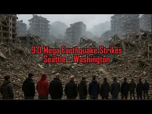 9.0 Mega Earthquake Strikes Seattle – Washington in Total Collapse