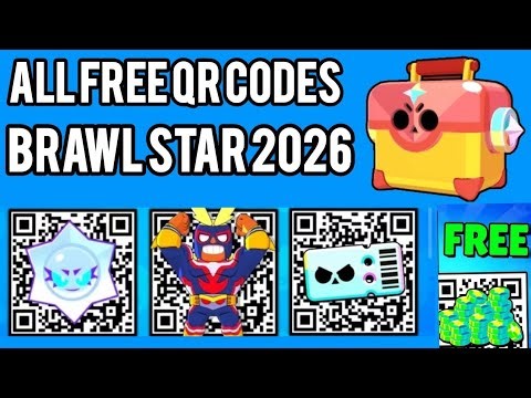 ALL FREE QR CODES | BRAWL STARS NEW SPECIAL REWARDS | 100% WORKING QR CODES 2026