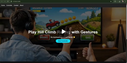 #flaskdevelopment #python #computervision #mediapipe #gesturecontrol #gamedevelopment #aiprojects #humancomputerinteraction #studentproject #travarsaprivatelimited #technoindiauniversity | Samanway Samanta