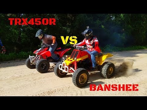 Honda TRX450R vs Yamaha Banshee