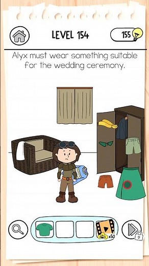 Brain Test 3 - Level 154 Solution