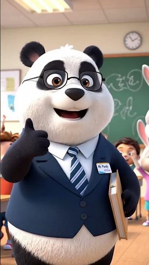 This Panda Makes Learning Math Awesome! | Cute & Funny Panda Classroom Story | Hello Misbah