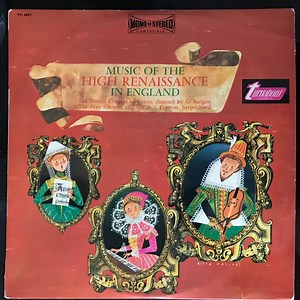 Various - Music Of The High Renaissance In England