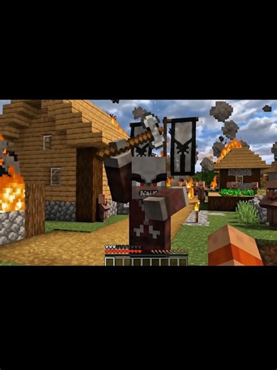 minecraft Read ,vindicator attack on player #minecraft #minecraftshorts #minecraft#gaming#minecraft