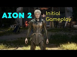 AION 2 Tutorial, Character Creation and Starting Base Camp Gameplay - No Commentary, English Sub