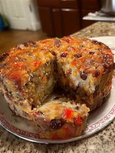 My great aunt used to bake this fruit cake every Christmas in Tennessee, and the smell of it coming out of the oven just brought me right back. Moist, rich, and packed with flavor.” FULL RECIPE 💬 👇 | Tasty Recipes