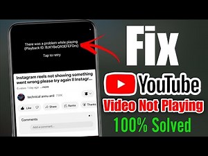 How to Fix YouTube There was a problem while playing Playback ID Error Problem 2025