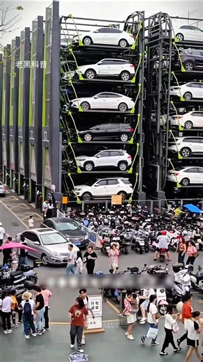 “The world’s largest car parking lot.” 🚗।#shorts #facts #amazing #automobile #news #edit