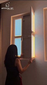 Artificial Window P Series Artificial Sky wall-mounted application #naturallight #skylighting #home