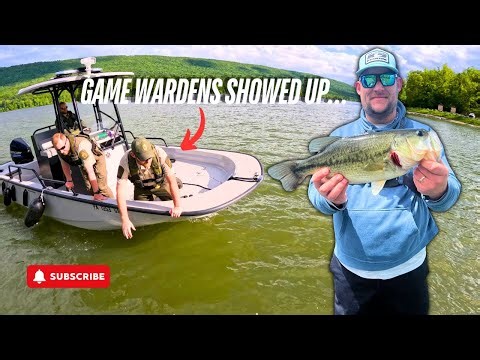 Game Warden Stops Our Boat! | Windy Crappie & Bass Fishing at F.J. Sayers Lake
