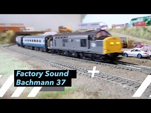 Upgraded Speakers In A Bachmannm Class 37 With Factory DCC Sound (Plux22 Version)