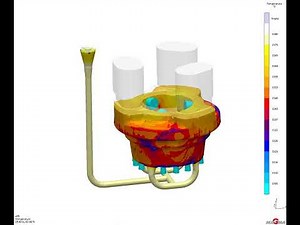 Low Alloyed Steel Magmasoft Temperature Distribution