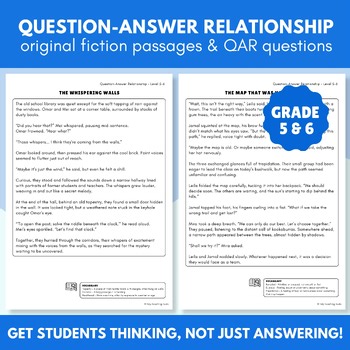 QAR Practice Passages with Questions and Sample Answers Grade 5 & 6