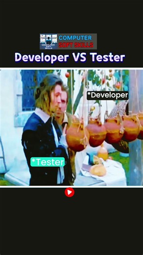 Developer vs Tester Funny Shorts | Software Engineer meme #developer #softwaredeveloper