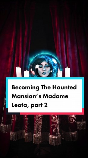 Becoming The Haunted Mansion’s Madame Leota, part 2: making the costume. #spooktember #diycostumes #disneytiktok #hauntedmansion #halloween