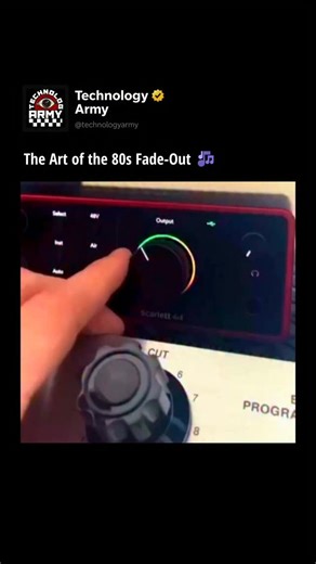 TechnologyARMY on Instagram: "In the 80s, the fade-out wasn’t just a mixing trick — it was a signature sound. 🎛️ Pop, rock, and disco tracks would loop the chorus and slowly drop the volume, creating the illusion the music could go on forever. It made life easier for radio DJs, smoother for producers, and somehow more emotional for listeners. By the 90s, though, people wanted endings — songs that stopped, not drifted away. The era of infinite outros faded, just like the songs themselves. 🎵 Ico