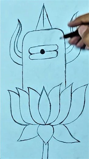 mahadev ji drawing #drawing #art #sketch #shorts