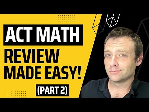 ACT Math Review | Part 2!