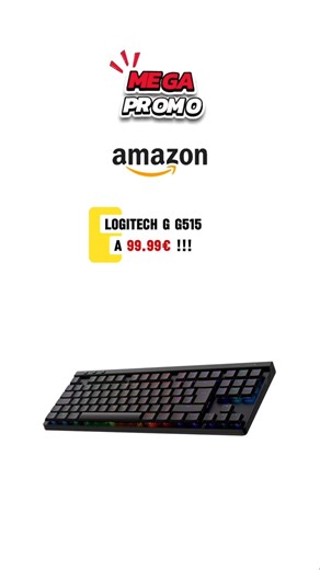 ⌨️ GROS DEAL sur le clavier gaming Logitech G515 !