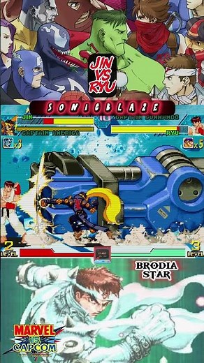 JIN destroys RYU in MvC 🤖🥋