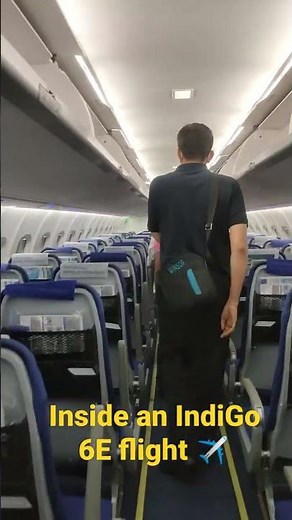 Take a look at the seating arrangement in IndiGo small 6E aircraft.
