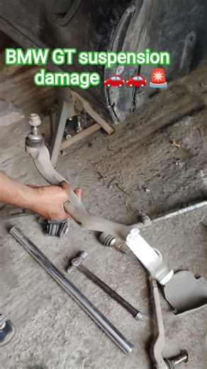 BMW Major Accident – Full Suspension Damage Repair | Mechanic Work//#majnumechanic #shortsviral